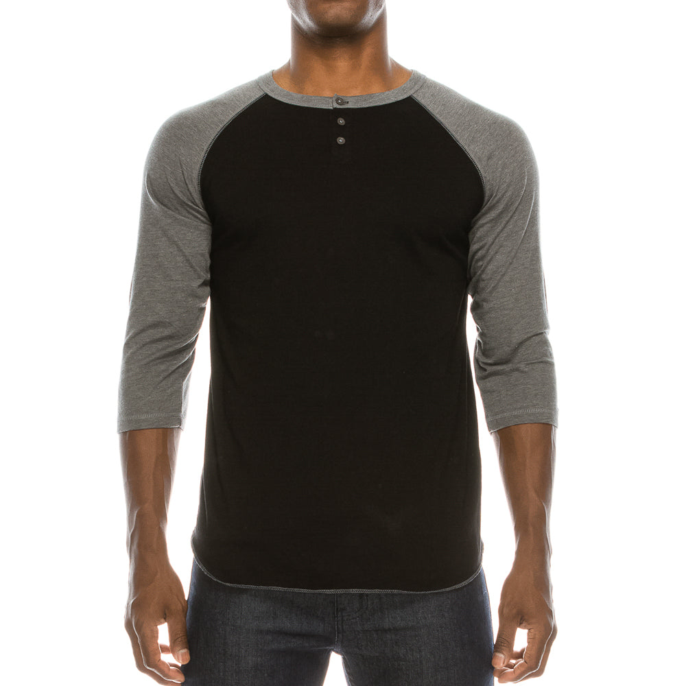 
                      
                        HT RUDE 3/4 SLEEVE HENLEY
                      
                    