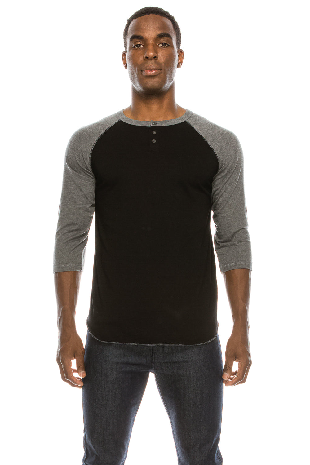 HT RUDE 3/4 SLEEVE HENLEY