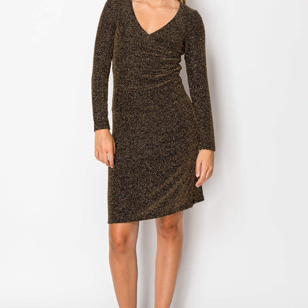 
                      
                        Ruched Wrap Dress
                      
                    