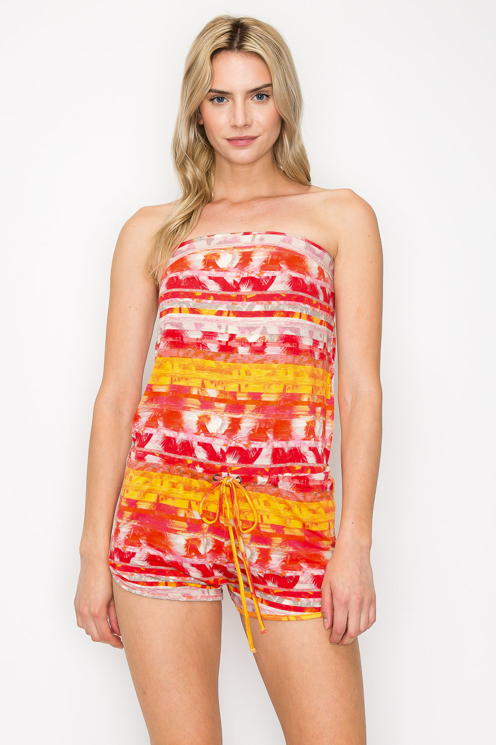 Sunset Tube Romper