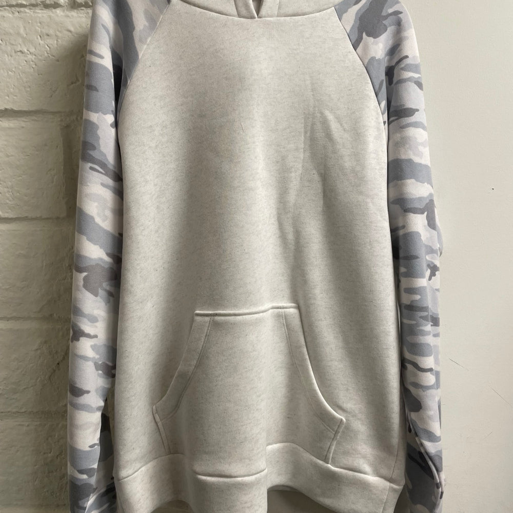 Camo Sleeve Raglan Hoodie