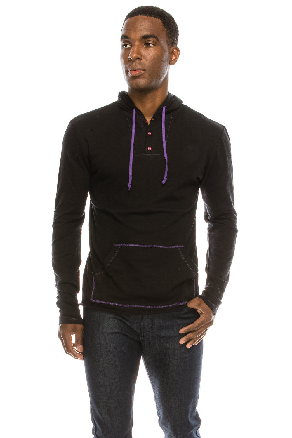 Men's Flicker Cotton Slub Hood