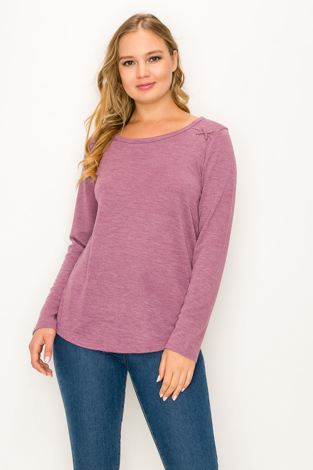 Grommet Knit Sweater